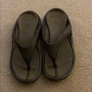 Brown Crocs Flip Flops. Women’s 9